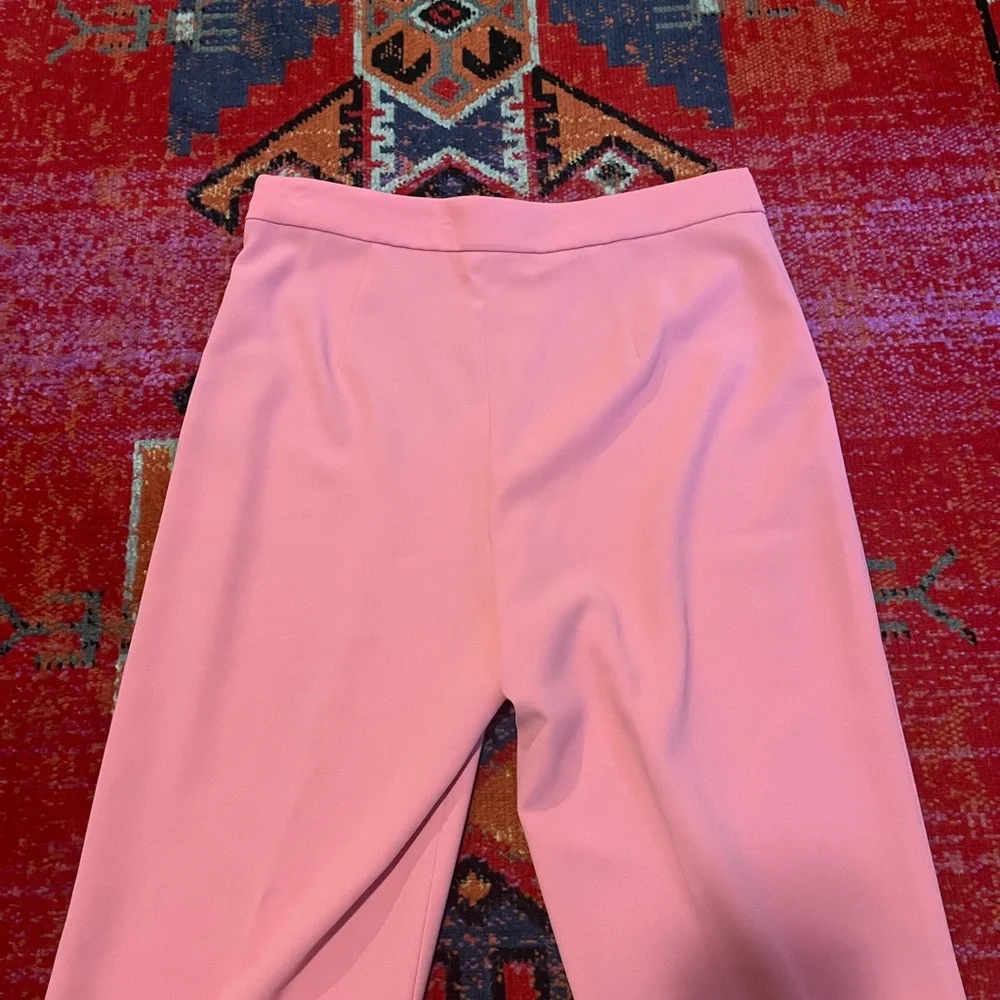 Alice + Olivia pink, wide leg trousers - Picture 5 of 5